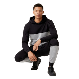 Fabricants de vêtements en gros, ensembles de survêtements personnalisés unisexes en molleton lourd en coton pour hommes - Product Image 2