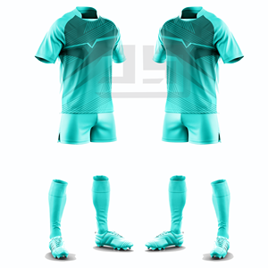 Pantalones Cortos de Rugby Personalizados con Bordado 3D, Resistentes al Viento, Ecológicos, 100% Poliéster, Uniformes, Tela Transpirable, Antibacterianos - Product Image 4