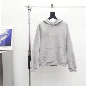 เสื้อฮู้ดดี้ผู้ชายคุณภาพสูง 100% ผ้าฝ้าย น้ำหนัก 450 กรัม สไตล์สตรีทแวร์ ลายเดนิม พิมพ์ลายดอกไม้แบบพัฟฟ์ ชุดวอร์ม ขายส่ง - Product Image 2