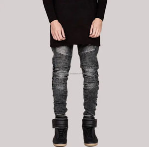 Jeans moulants déchirés, vente en gros, usine du Pakistan, sur mesure, de haute qualité, populaire, pantalon en coton - Product Image 1