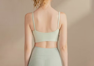 Soutien-gorge de sport pour femme, anti-choc, sans coutures, respirant, avec empiècements en maille, dos nageur, pour fitness et yoga - Product Image 6