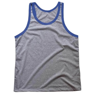 100 coton hommes Pima coton entraînement Singlet Gym débardeur décontracté Fitness imprimer XXL OEM Anti Style temps tissu motif à capuche pièces - Product Image 4