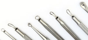 Stainless Steel Blackhead Whitehead Pimple Spot & Comedone Extractor Remover Popper Tool Scalers - Product Image 5
