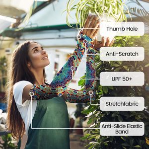 Unisex Adult Summer Sport Arm Warmers Custom Quick-Dry and Anti-Slip <b>Sunscreen</b> Sleeves with Ice Silk for Protection - Product Image 3