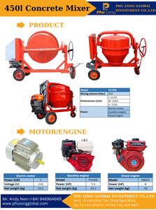 Máquina hormigonera 320 litros Capacidad personalizable Obras de nueva construcción Motor eléctrico/diésel/gasolina Alta eficiencia - Product Image 2