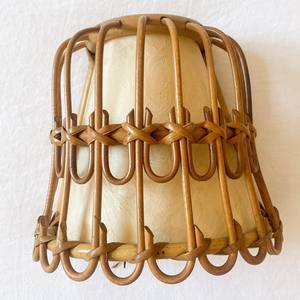 <b>Wall</b> Hanging Lamp Shade <b>Sconce</b> for Bedroom Light Fixture Vintage Design Rattan <b>Wall</b>-mount <b>Sconces</b> - Product Image 4