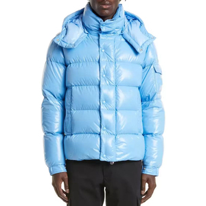 Veste matelassée unisexe personnalisée avec logo, imperméable, coupe-vent, à capuche, avec fermeture éclair, rembourrée en coton, pour le printemps, style formel - Product Image 3