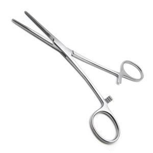 Pinzas de Presión Voarse Premium de 21 cm y 25 cm, Mordazas Curvas Dentadas, Acero Inoxidable, Instrumentos Médicos Quirúrgicos Generales, Marca CE ISO - Product Image 3