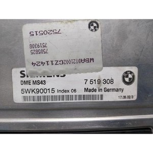 ECU และโมดูลคอมพิวเตอร์มือสอง ซีรีส์ 5 รุ่น 7519308 - Product Image 4