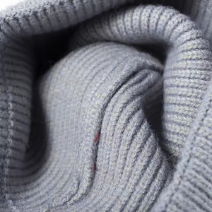 Unisex <b>Winter</b> Warm 100% Cotton Adult Skully Beanie <b>Hats</b> Solid Color Plain Custom Embroidery Logo Stylish Image Design - Product Image 6