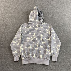 Vêtements de sport Denish sur mesure en gros, sweat à capuche surdimensionné à fermeture éclair pour hommes, broderie vintage, streetwear hip hop, automne - Product Image 3
