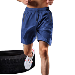 Shorts décontractés bleus confortables, respirants et légers, style streetwear estival, coupe décontractée, pour tous les jours, pour hommes et femmes - Product Image 4