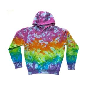 เสื้อฮู้ดสำหรับผู้ชายและผู้หญิงเสื้อมีฮู้ดมัดย้อมผ้าคอตตอน100% ระบายอากาศได้ดีเหมาะสำหรับฤดูหนาว - Product Image 2