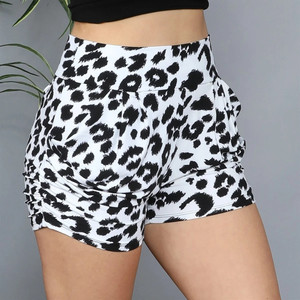Women Workout Yoga Shorts Mid Waist <b>Booty</b> Push Skinny Fit Gym Shorts Quick Dry Breathable Eco-Friendly Butt Lifting Sports Short - Product Image 2