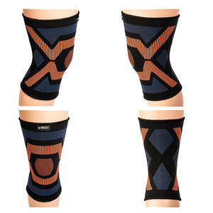 Rodillera de compresión de nailon tejido con elastano y goma para fitness, protección para correr, bailar y artritis, tallas S-XL - Product Image 6