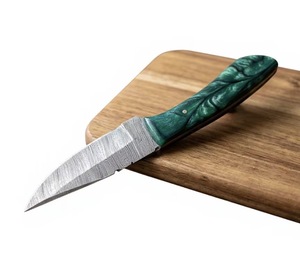 มีดเหล็กดามัสกัส ใบมีดแบบ Fixed Blade ปลายแหลม ด้ามจับแบบผสมผสาน ขนาด 20 ซม. - Product Image 6