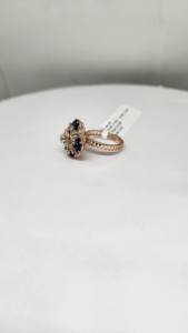 Bague moderne pour femme en or 14 carats, pierre naturelle de 2,02 ct, diamant couleur HI de 0,58 ct, plaqué rhodium, certifié IGI, poids brut 5,757 g, élégante - Product Image 2