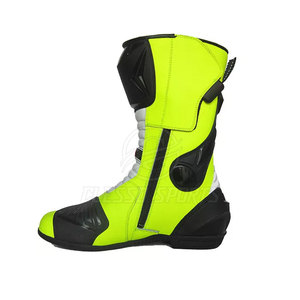 Chaussures de moto antidérapantes pour hommes, chaussures de protection en cuir, chaussures en cuir pour moto pour hommes - Product Image 6