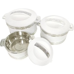 Casserole moderne à double paroi isolée en plastique ABS avec réservoir intérieur en acier inoxydable pour la conservation des aliments - Product Image 5