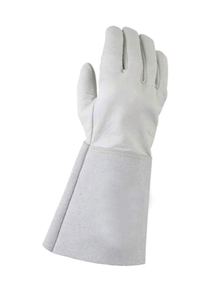 Holy Signs International HSI-0017 Leather Welding <b>Gloves</b> Cotton Liner Straight Thumb Molten Metal Splash Resistant TIG Use - Product Image 4