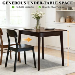 Tavolo da Pranzo Rettangolare per Cucina e Soggiorno per Accogliere gli Ospiti - Product Image 3