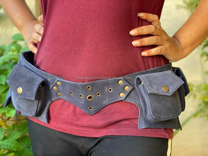 กระเป๋าคาดเอวหนังกลับ,กระเป๋าคาดเอวกระเป๋าหนังกระเป๋าคาดเอวมีสไตล์เข็มขัดเดินทางใช้ได้หลายแบบ - Product Image 5