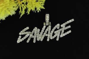 Pendentif personnalisé avec initiale, hip-hop, luxe, unisexe, pour soirée, en moissanite VVS, argent sterling 925, bijoux de mode pour rappeurs - Product Image 6