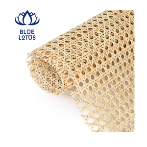 BEST SELLER - Tissu en rotin naturel durable, feuille de canne tressée, motif carré, maille tissée pour chaise - Product Image 1