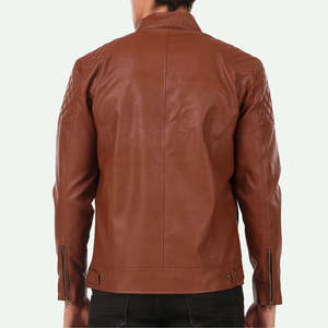 Nueva Llegada, Precio al por Mayor, Chaquetas de Cuero para Hombre de Material Suave, Chaquetas de Hombre, Chaqueta de Cuero Casual de Alta Demanda para Hombre - Product Image 3