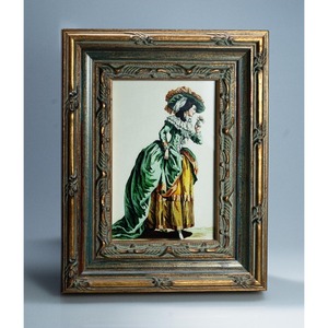 Marco de Madera Ornamentado Rectangular Estilo Vintage para Cuadros, Marco Vertical Decorativo para Exhibición de Arte - Product Image 1