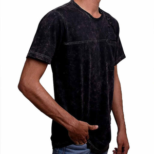 Unisex Distressed Ripped Holes Acid Wash T-<b>Shirt</b> Oversized Baggy Fit Heavyweight Cotton Vintage Hip Hop Streetwear Tee <b>Y2K</b> - Product Image 6