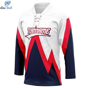 Maillot de hockey sur glace personnalisé avec logo, sublimé, professionnel, pour équipes, clubs et entraînements, vente chaude, personnalisable - Product Image 5