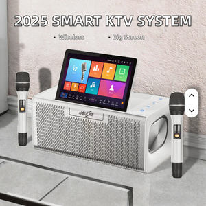 Machine de karaoké professionnelle - Haut-parleur Bluetooth sans fil portable tout-en-un avec écran tactile pour chanter - Product Image 2