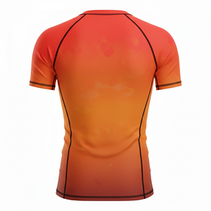 ผู้ผลิตเสื้อรัดกล้ามเนื้อแบบซับลิเมชั่นตามสั่ง รับผลิตแบบ OEM แบรนด์ส่วนตัว เสื้อคอมเพรสชั่นสำหรับ MMA BJJ ยิวยิตสู การฝึกซ้อมกีฬาต่อสู้ - Product Image 2