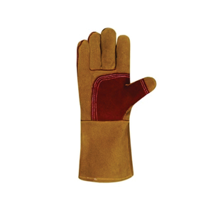 Holy Signs International AB Grade Brown Cowhide Leather Durable Powder-Free Silicone-Free <b>Latex</b>-Free Sterile Straight <b>Gloves</b> - Product Image 2