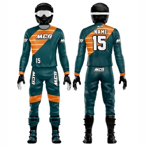 Tenues de course de motocross, VTT, BMX, tout-terrain, ATV, de qualité supérieure, en tissu luxueux, avec impression sérigraphique en silicone, design populaire 2027 - Product Image 1