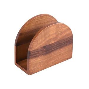 Natural Finish Simple Wooden Napkin Holder <b>Tissue</b> Dispenser For Home Hotel <b>Wedding</b> Table Top Use Decorative Wooden Napkin Holder - Product Image 6