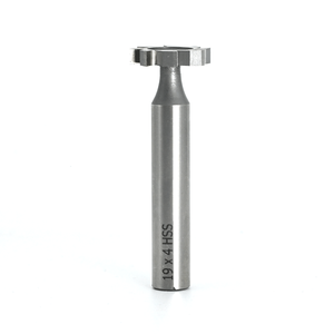 Fraise à rainurer pour clavettes <span class=keywords><strong>Woodruff</strong></span> 19x4mm (20.5x4mm) à queue cylindrique HSS4341 GOST 6648-79 - Product Image 4
