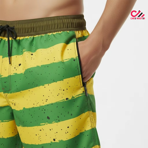 OEM <b>Men</b> Beach Shorts Custom Printing Quick Dry Swim <b>Trunks</b> Lightweight Casual Shorts <b>for</b> Pool Beach Holiday and Summer Wear - Product Image 3