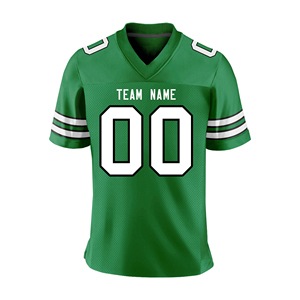 Maillot de football américain Brady personnalisé unisexe noir, rouge, or, col en V, manches courtes, maille respirante, évacuation de l'humidité, nom de l'équipe - Product Image 5