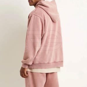 Sweat-shirts à capuche délavés pour hommes, légers, décontractés, à manches longues, doux, tendance, streetwear, confortables - Product Image 2