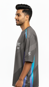 Vêtements décontractés pour hommes, style urbain tendance, coupe régulière, sublimation polyester/coton, séchage rapide, respirant, pour tous les jours - Product Image 3