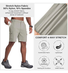 Pantalones Cortos Deportivos Casuales de Invierno para Hombre con Capucha, de Felpa, de Secado Rápido, Antiarrugas, con Bajo Dividido Bordado y Cintura Elástica Alta - Product Image 5