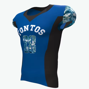 Camiseta de Fútbol Americano para Hombre, Talla Grande, de Malla Transpirable, de Secado Rápido, con Diseño Personalizado de Calidad Profesional, Estampado por Transferencia de Calor, Precio de Fábrica, 100% - Product Image 1