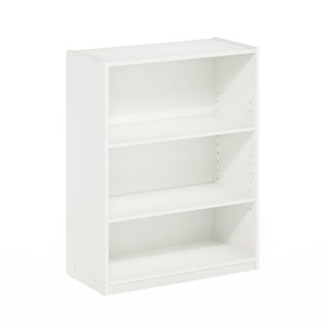 Modern Wooden Bookcase Four-Tier <b>Storage</b> Shelf Standing Type <b>For</b> Living Room Durable Lacquered Finish Rectangle Shape - Product Image 6
