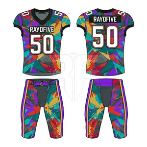 Uniforme de Fútbol Americano Deportivo Cómodo, Pantalones Cortos 100% Poliéster de Secado Rápido, Antibacteriano, Logotipo Personalizado, MOQ Bajo, Accesorios - Product Image 4