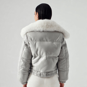 เสื้อแจ็คเก็ตหนังขนสัตว์คุณภาพสูงระดับหรู - Product Image 6