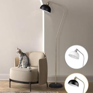 Lampadaire contemporain mince avec variateur tactile pour éclairage d'angle de lecture - Product Image 1