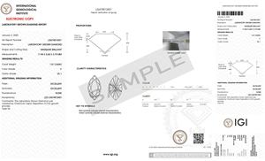 Diamante Brillante de 1.51 CT, Corte Marquesa, Cultivado en Laboratorio CVD, Color F, Claridad VS1, Certificado IGI, Perfecto para un Colgante Atemporal - Product Image 2