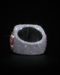 Moissanite Football Jersey Number <b>Ring</b> Iced Out Sports <b>Ring</b> <b>Mens</b> Statement Jewelry Hip Hop Gift Luxury Custom <b>Ring</b> Premium Style - Product Image 3